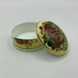 Ayshford Stafforshire England Berry Vintage Falcon China Trinket Box